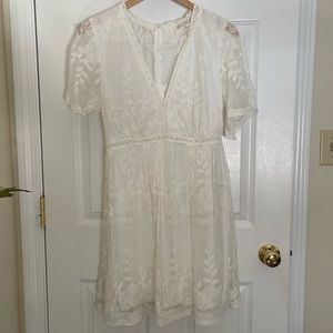 Bella Ella Light My Fire Dress in White (M)